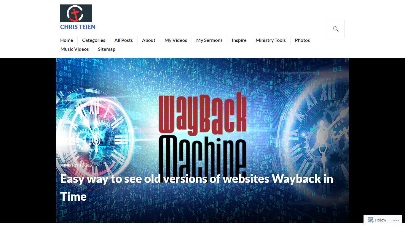 Easy way to see old versions of websites Wayback in Time